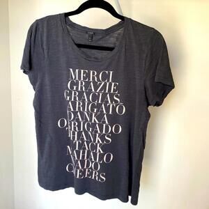 J Crew Merci Grazie Tee Shirt